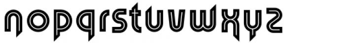 Jumbox Inline Font LOWERCASE