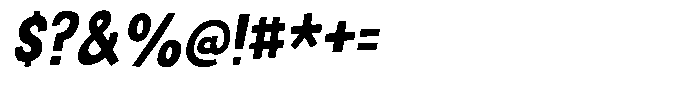 Jump with me Italic Font OTHER CHARS