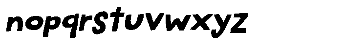 Jump with me Italic Font LOWERCASE
