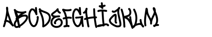 Jumpis Graffiti Regular Font UPPERCASE