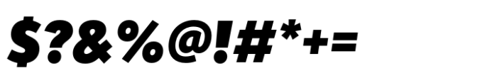 June Pro Heavy Italic Font OTHER CHARS