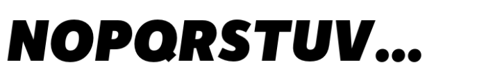 June Pro Heavy Italic Font UPPERCASE