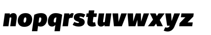 June Pro Heavy Italic Font LOWERCASE