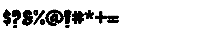 Jungle Boys Regular Font OTHER CHARS