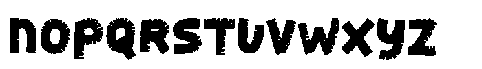 Jungle Fury Font LOWERCASE