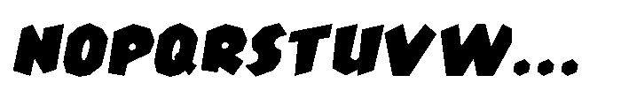 Jungle Safari JNL Jungle Safari Oblique JNL Regular Font LOWERCASE