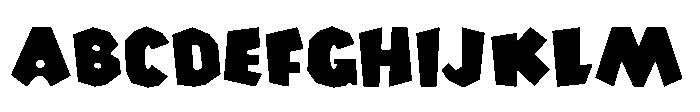 Jungle Safari JNL Regular Font UPPERCASE