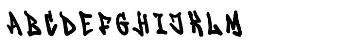 Jungle street Regular Font LOWERCASE