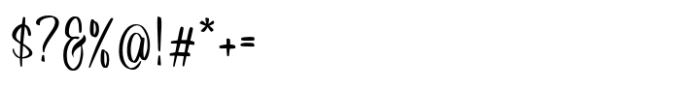 Junglewood Script Regular Font OTHER CHARS