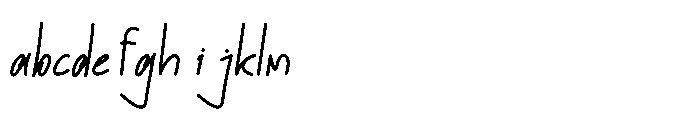 Junior High Handwriting FONT