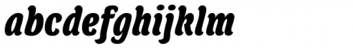 Juno Condensed Black Italic Font LOWERCASE