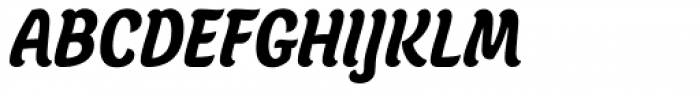 Juno Condensed Bold Italic Font UPPERCASE