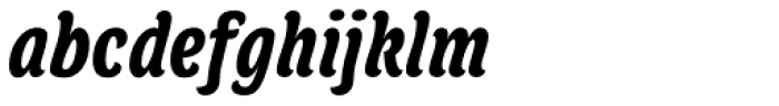 Juno Condensed Bold Italic Font LOWERCASE