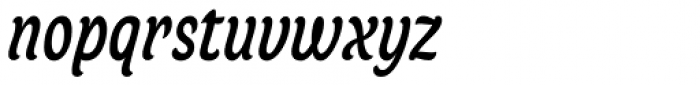 Juno Condensed Italic Font LOWERCASE