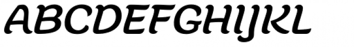 Juno Expanded Medium Italic Font UPPERCASE