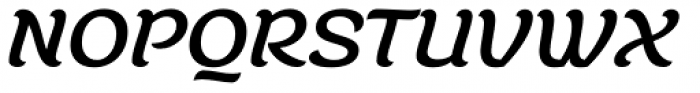 Juno Expanded Medium Italic Font UPPERCASE