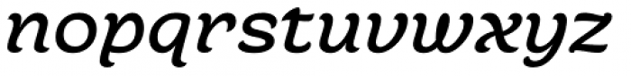 Juno Expanded Medium Italic Font LOWERCASE