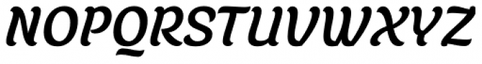 Juno Medium Italic Font UPPERCASE