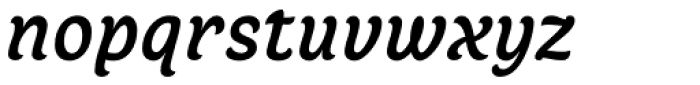 Juno Medium Italic Font LOWERCASE