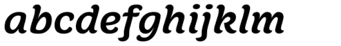 Juno Semi Expanded Bold Italic Font LOWERCASE