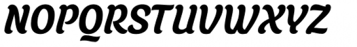 Juno Semicondensed Bold Italic Font UPPERCASE