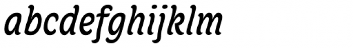 Juno Semicondensed Italic Font LOWERCASE
