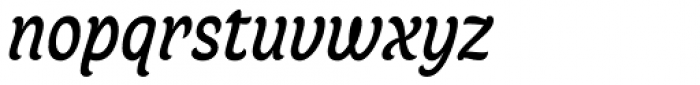 Juno Semicondensed Italic Font LOWERCASE