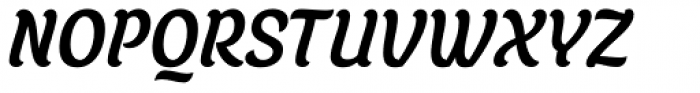 Juno Semicondensed Medium Italic Font UPPERCASE