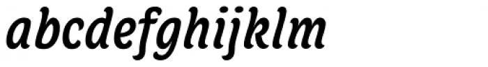 Juno Semicondensed Medium Italic Font LOWERCASE