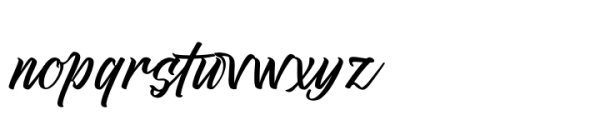 Juntink Sunday Regular Font LOWERCASE
