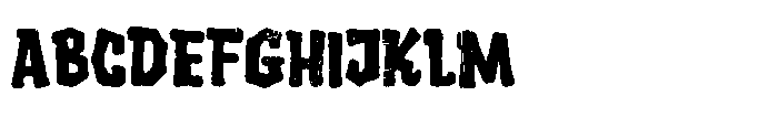 Jurassic Playground Font UPPERCASE
