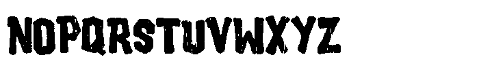 Jurassic Playground Font UPPERCASE