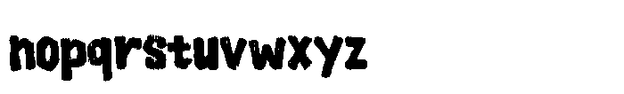Jurassic Playground Font LOWERCASE
