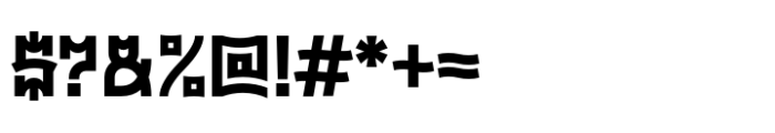 Just Pixo Bold Font OTHER CHARS