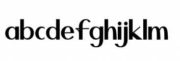 Justin Brown Monoline Serif Font LOWERCASE