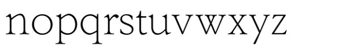 Justinia Regular Font LOWERCASE