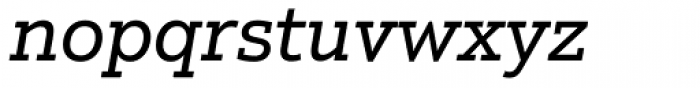 Justus Pro Italic Font LOWERCASE