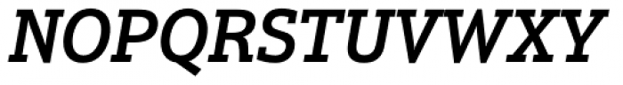 Justus Pro Medium Italic Font UPPERCASE