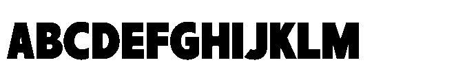 Juturu Blaarr Black Font UPPERCASE