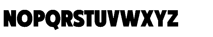 Juturu Blaarr Black Font UPPERCASE