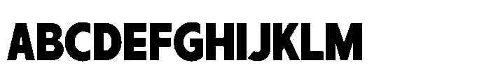 Juturu Blaarr Extra Bold Font UPPERCASE
