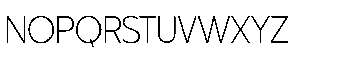 Juturu Blaarr Extra Light Font UPPERCASE