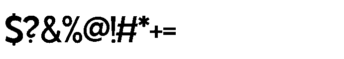 Juturu Blaarr Semi Bold Font OTHER CHARS