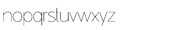 Juturu Blaarr Thin Font LOWERCASE
