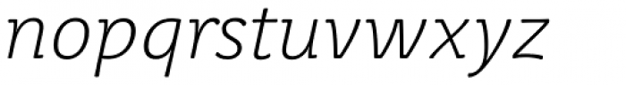 Juvenis Light Italic Font LOWERCASE
