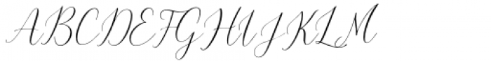 Juwellina Script Font UPPERCASE