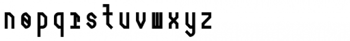 Juxta Sans Mono Extra Black Font LOWERCASE