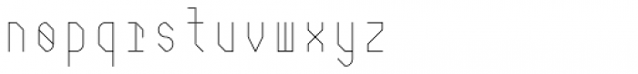 Juxta Sans Mono Regular Font LOWERCASE