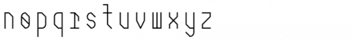 Juxta Sans Mono Semi Bold Font LOWERCASE