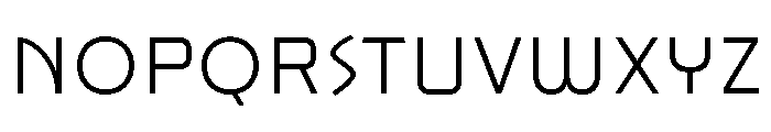 Juncture Deco Var Font UPPERCASE